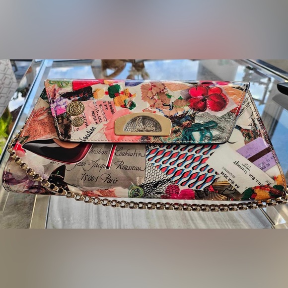 Christian Louboutin Patent Leather Clutch Bag - Picture 1 of 4